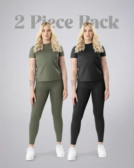 Leggingsek nőknek - 2 darabos csomag
