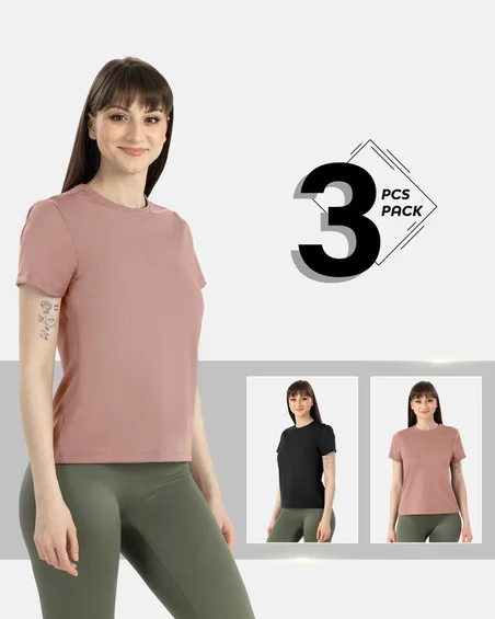 Ultra puha modal és elasztán keverékű póló – 3 darabos csomag