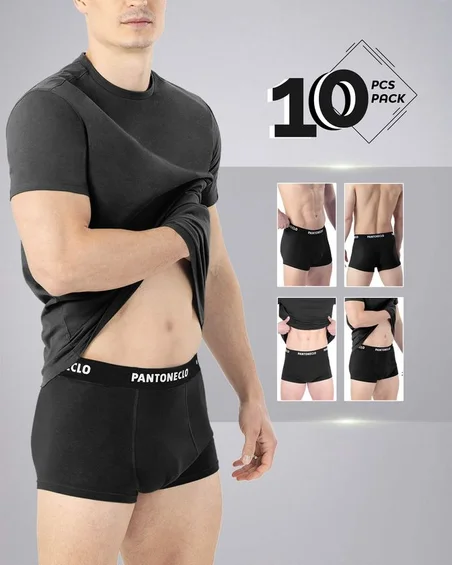 Boxeralsók alsóneműk férfiaknak - 10 darabos csomag