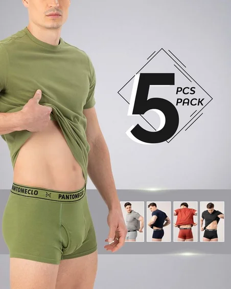 Boxeralsók alsóneműk férfiaknak - 5 darabos csomag
