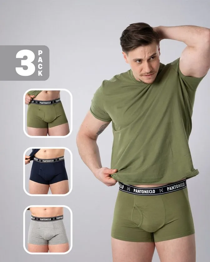 Boxeralsók alsóneműk férfiaknak - 3 darabos csomag