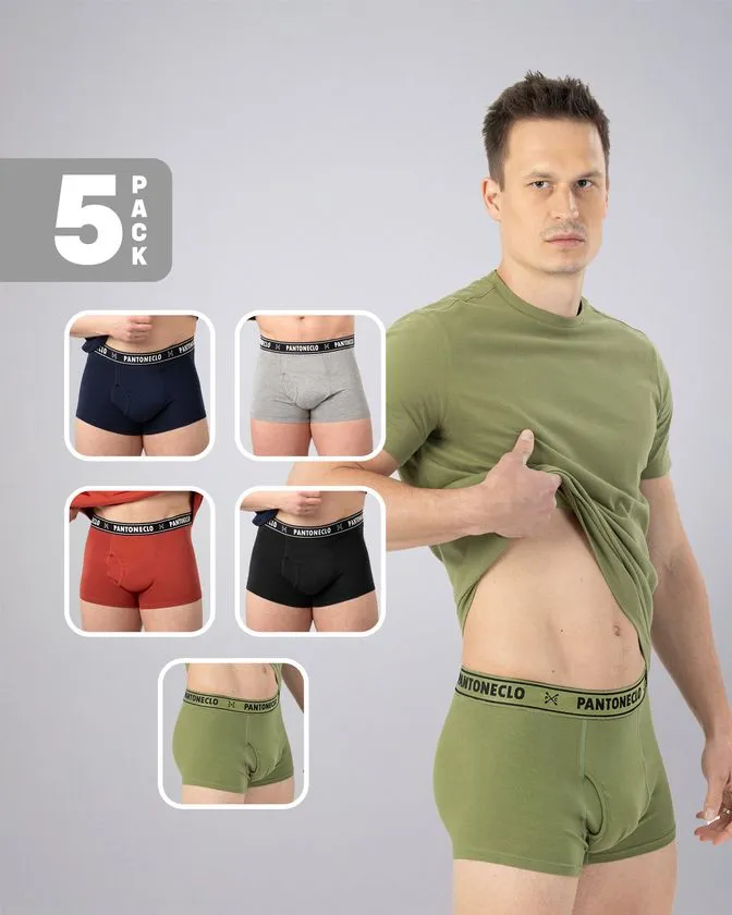 Boxeralsók alsóneműk férfiaknak - 5 darabos csomag