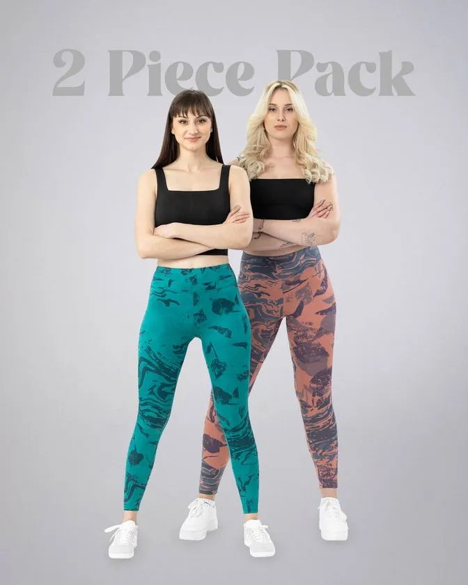 Leggingsek nőknek - 2 darabos csomag