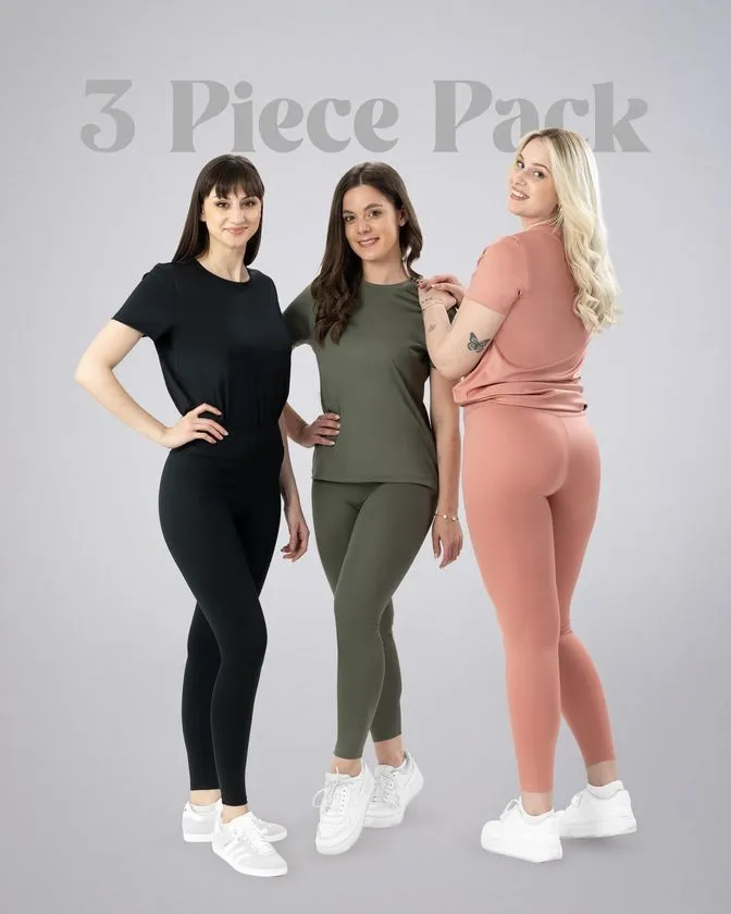 Leggingsek nőknek - 3 darabos csomag