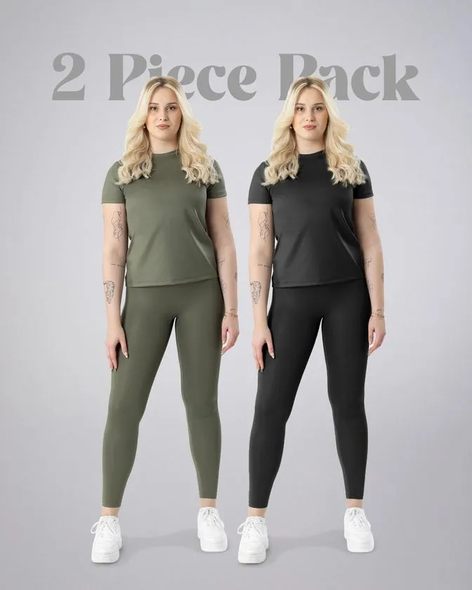 Leggingsek nőknek - 2 darabos csomag